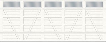 V Layout, 4-Slat Base - 5 bays