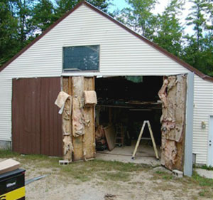 Garage Door installation | Before
