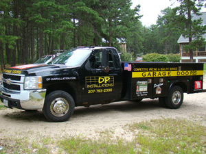 Garage Doors Installation and Delivery truck